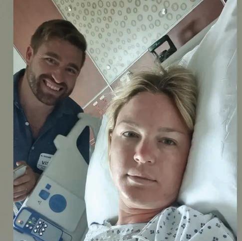 Julianne post-surgery