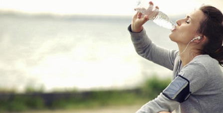 Woman Drinking Water